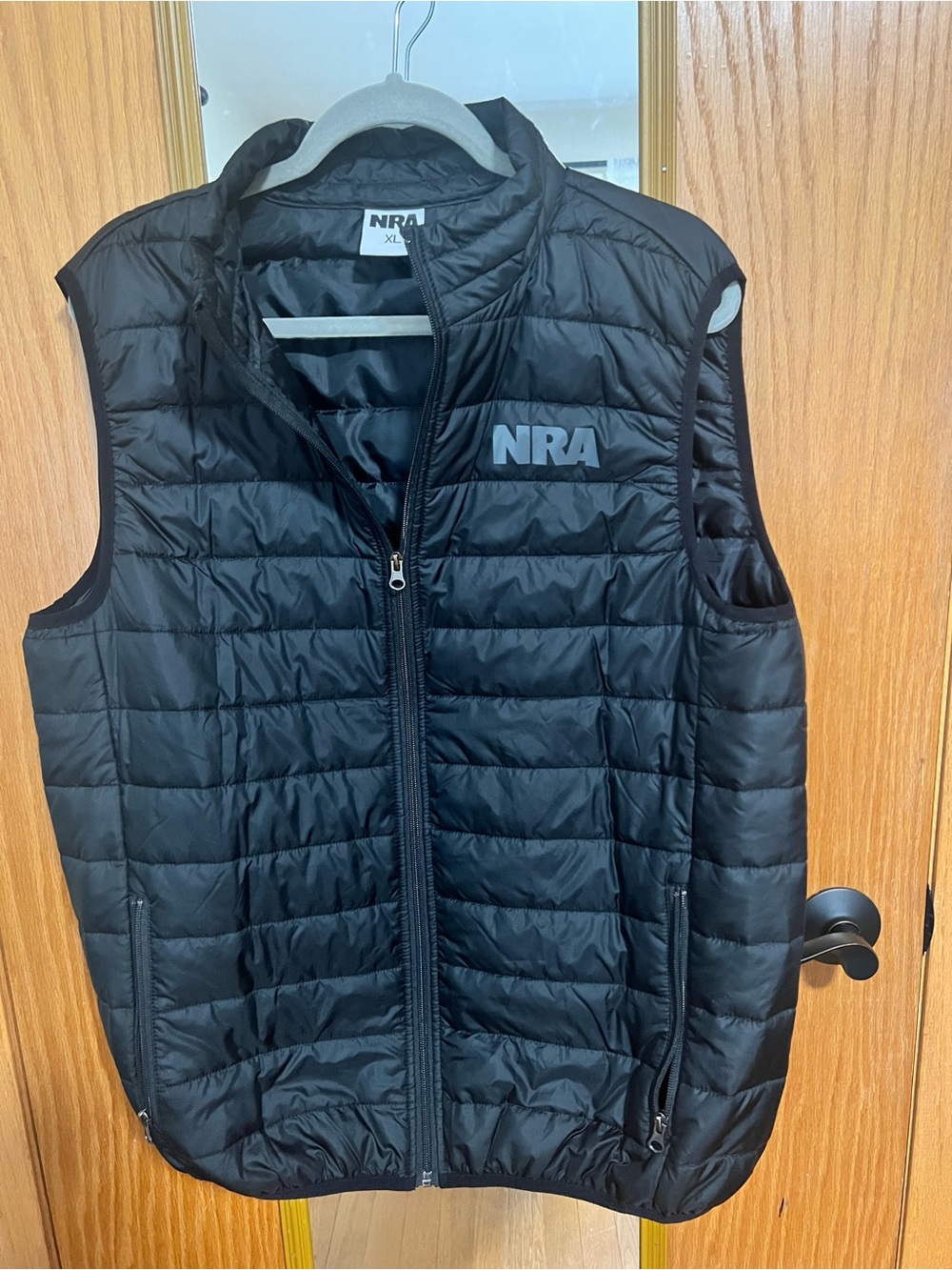 Men's Black Quilted Packable Vest